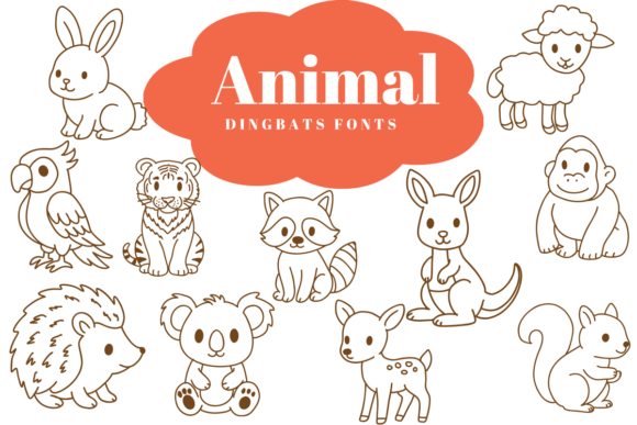 Animal: A Sketchy Typeface for Playful & Organic Designs