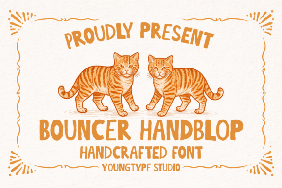 Bouncer Handblop: The Handcrafted Typeface with Heart