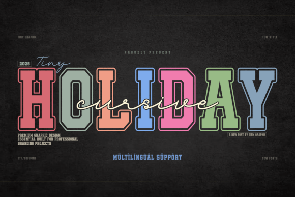 Cursive Holiday: A Font Pairing for Modern Luxury and Athletic Heritage
