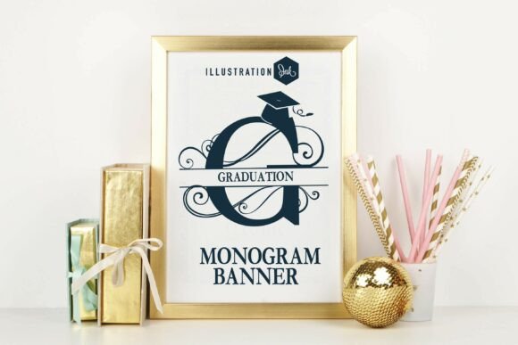 Designing Personalized Graduation Keepsakes with a Monogram Banner