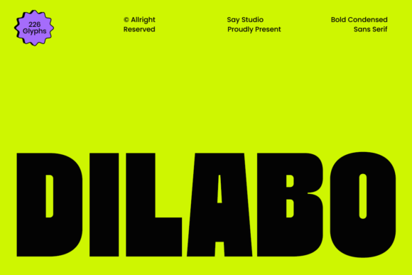 Dilabo: The Bold Typeface for Impactful Branding