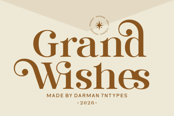 Grand Wishes: A Typeface That Whispers Luxury and Speaks Volumes