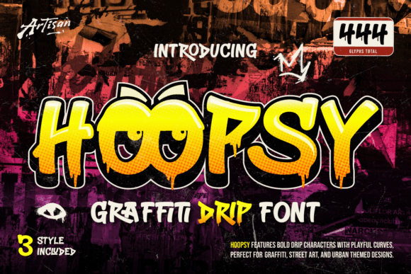 Hoopsy: Injecting Raw Urban Energy into Your Typography