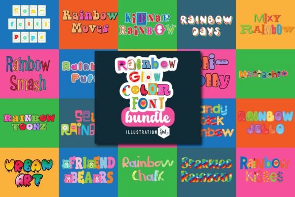 Infuse Your Projects with Vibrant Rainbow Glow Color