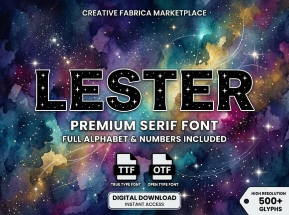 Lester: A Typeface That Commands Attention