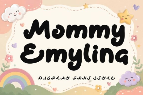 Mommy Emylina: The Typeface That Feels Like a Warm Hug
