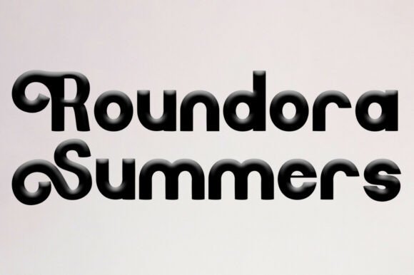 Roundora Summers: The Friendly Display Font for Modern Brands