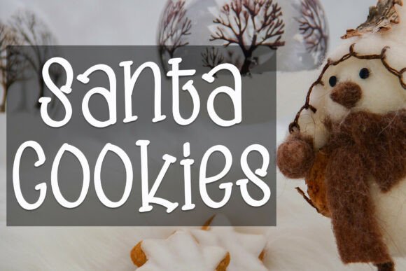 Santa Cookies: A Font That Feels Like a Handwritten Holiday Hug