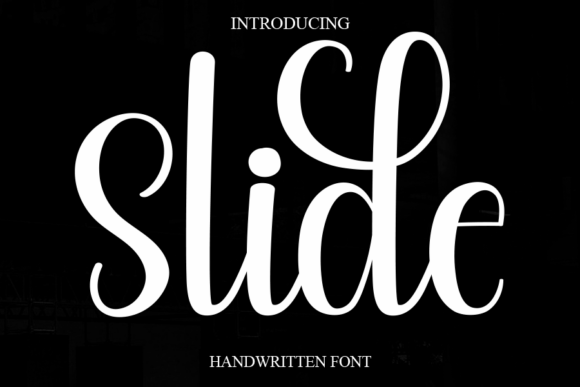 Slide Font: The Sweet Handwriting for Joyful Design