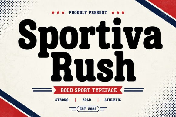 Sportiva Rush: The Typeface That Brings the Roar of the Stadium to Your Screen