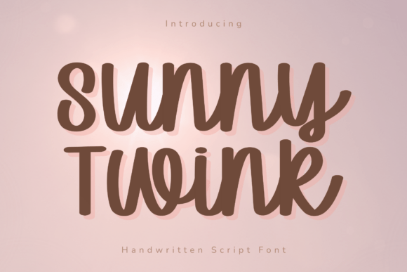 Sunny Twink: The Handwritten Font That Feels Like a Hug