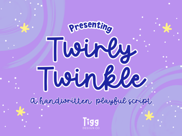 Twirly Twinkle: The Dreamy Script Font for Whimsical Projects