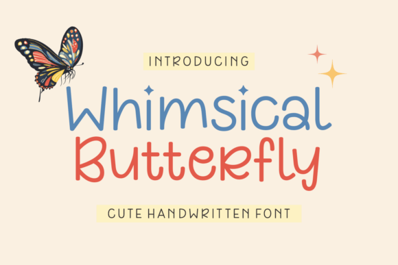 Whimsical Butterfly: The Font That Makes Your Designs Flutter